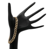 10K Yellow Gold Curb Link Bracelet Fine Jewellery Modaselle