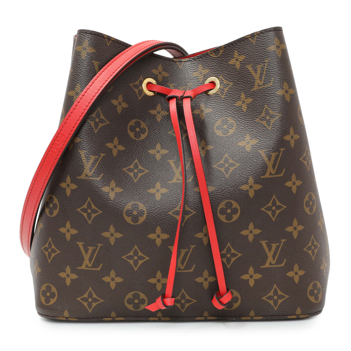 Louis Vuitton Coquelicot Monogram Neonoe MM Handbags Louis Vuitton