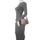Miu Miu Multicolor Fabric Crochet Pouch Handbags Miu Miu