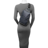 Louis Vuitton Blue Damier Infini Avenue Sling Handbags Louis Vuitton