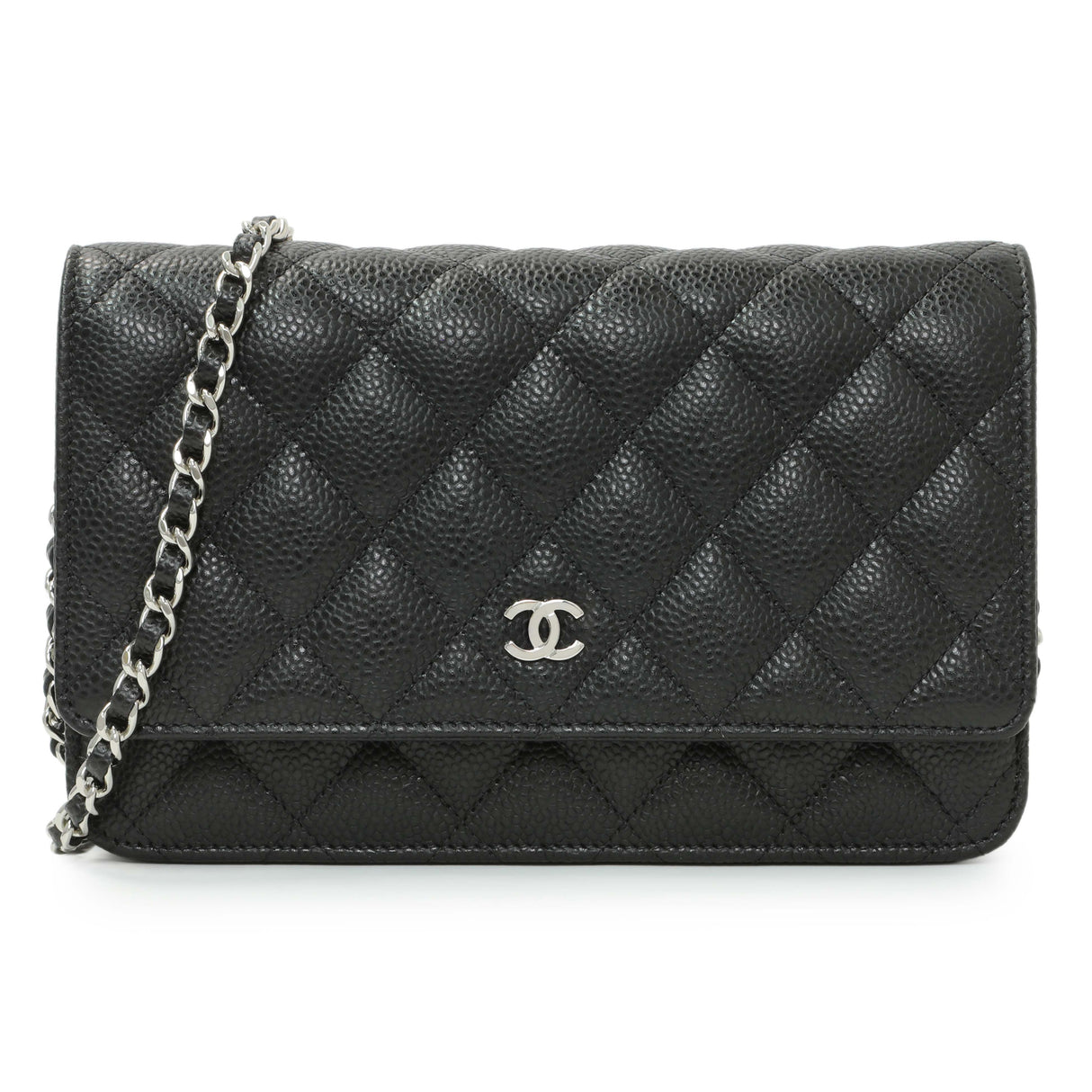 - 6 items Mon. June 1 ⬆️- Chanel Black Quilted Caviar Wallet On Chain WOC Handbags Chanel