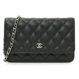 - 6 items Mon. June 1 ⬆️- Chanel Black Quilted Caviar Wallet On Chain WOC Handbags Chanel