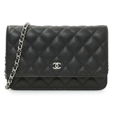 - 6 items Mon. June 1 ⬆️- Chanel Black Quilted Caviar Wallet On Chain WOC Handbags Chanel