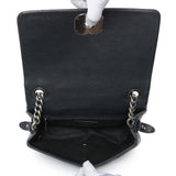 -temp- Chanel Black Calfskin Mumbai Flap Bag Entrupy#8MW4CY2 Modaselle