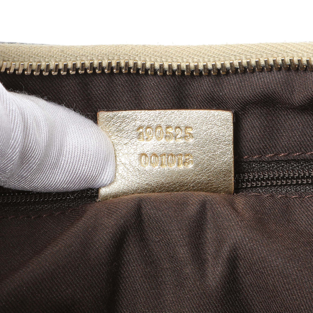 Gucci Monogram Canvas Abbey D Ring Bag Small