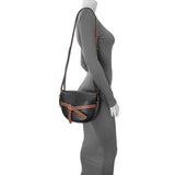 Loewe Black Grained Calfskin Small Gate Crossbody Bag