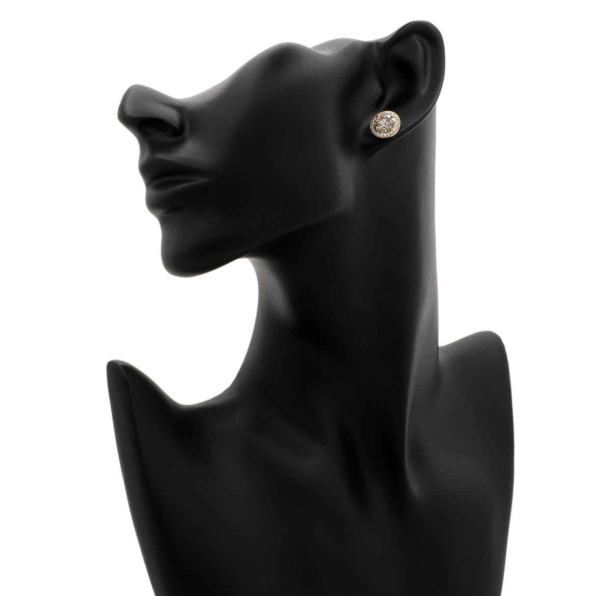 18K Yellow Gold 4.36 Carat Diamond Earrings Fine Jewellery Modaselle