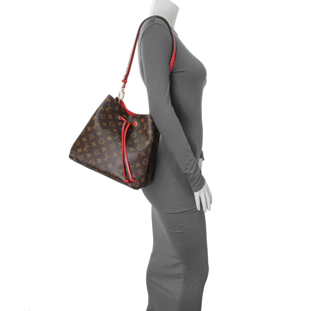 Louis Vuitton Monogram Neonoe Coquelicot Handbags Louis Vuitton