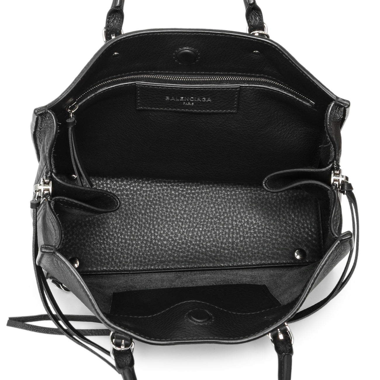 Balenciaga Black Calfskin Mini Papier A4 Tote – Modaselle
