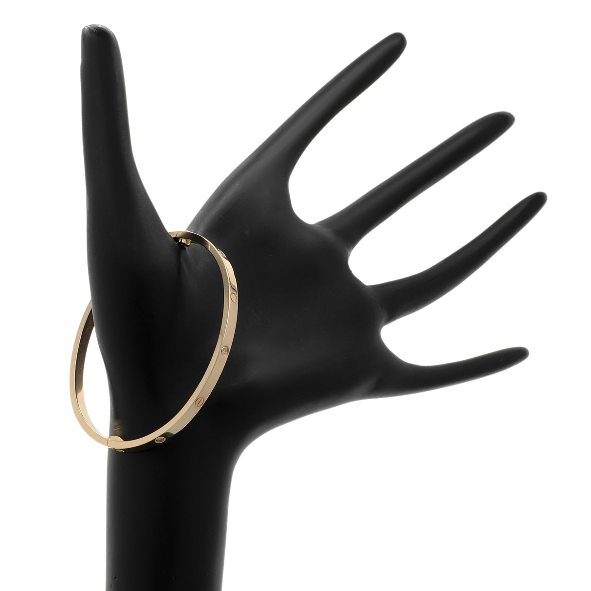 Cartier 18K Yellow Gold 6 Diamond Small Love Bracelet Designer Jewellery Cartier