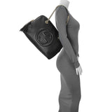 Gucci Black Calfskin Gucci Soho Bowler Handbags Gucci