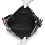 Gucci GG Supreme Monogram Web Small Flat Messenger Bag Handbags Gucci