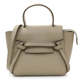 Celine Beige Grained Calfskin Pico Belt Bag Handbags Celine