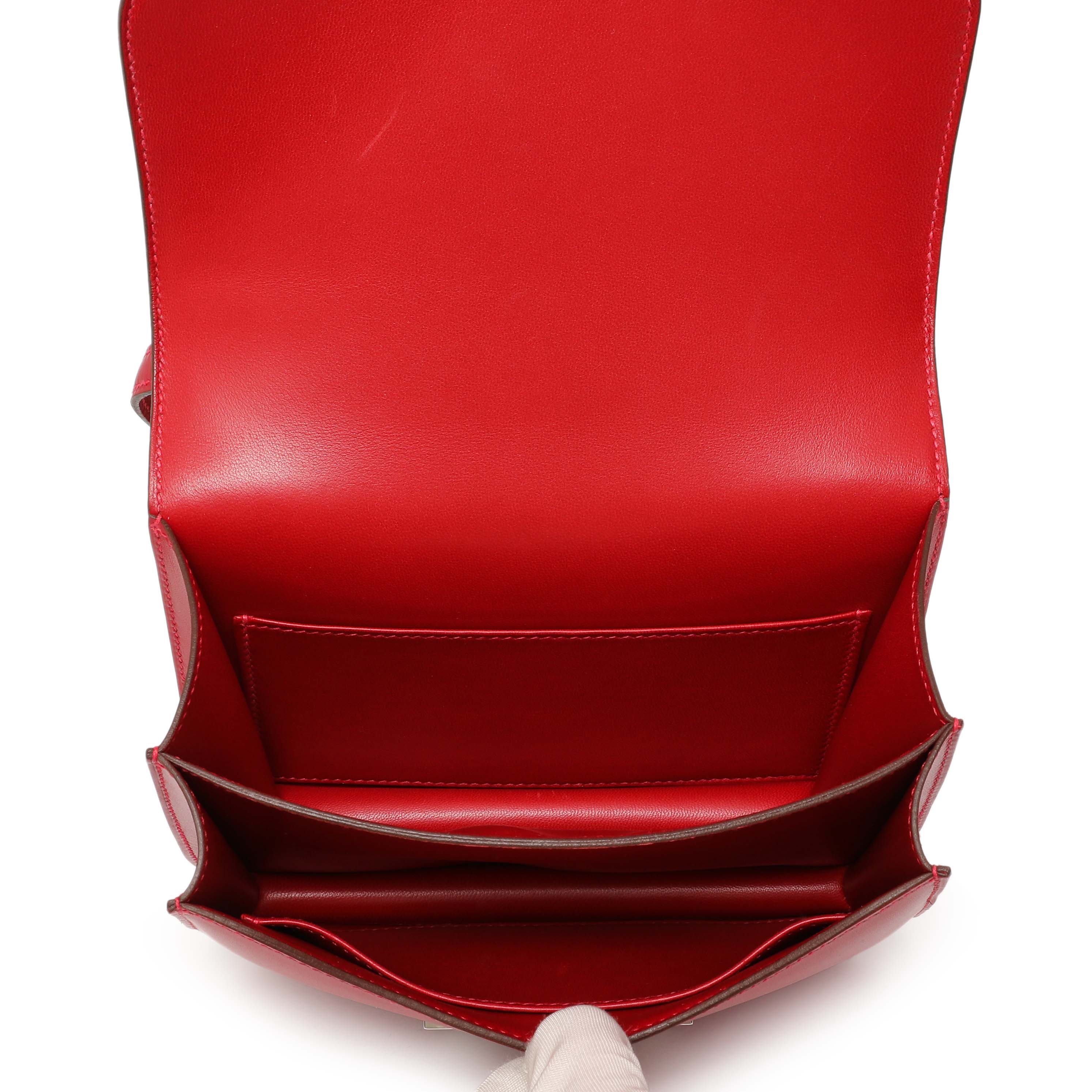 Hermes Rouge Vif Tadelakt Constance 18 – Modaselle