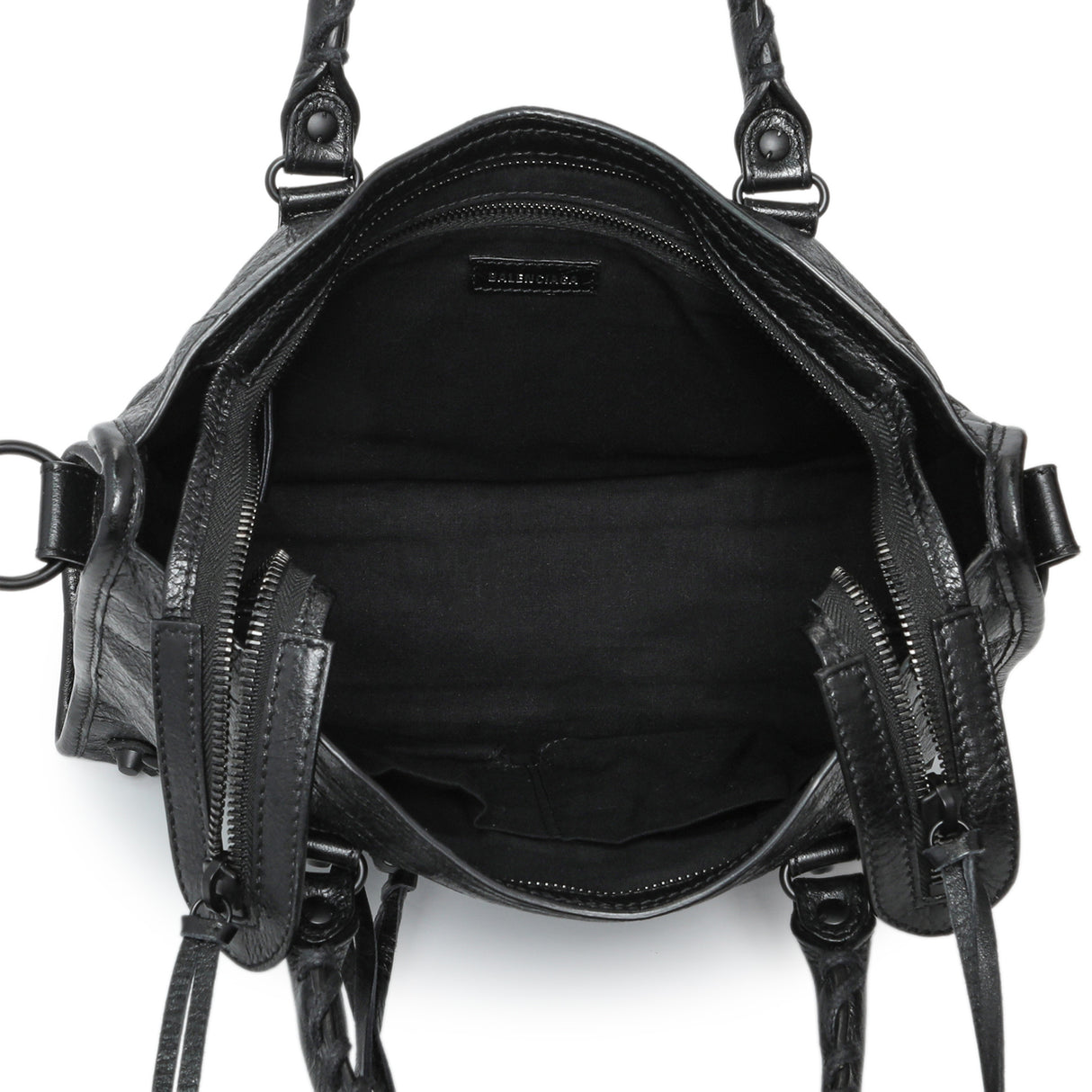 Balenciaga Black Agneau Classic Hardware Small City Handbags Balenciaga