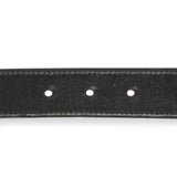 Gucci GG Supreme Monogram Plutone Calfskin Double G Reversible 30mm Belt