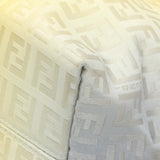 Fendi Yellow Grey Zucchino Canvas Tote