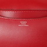 Hermes Rouge Vif Tadelakt Constance 18