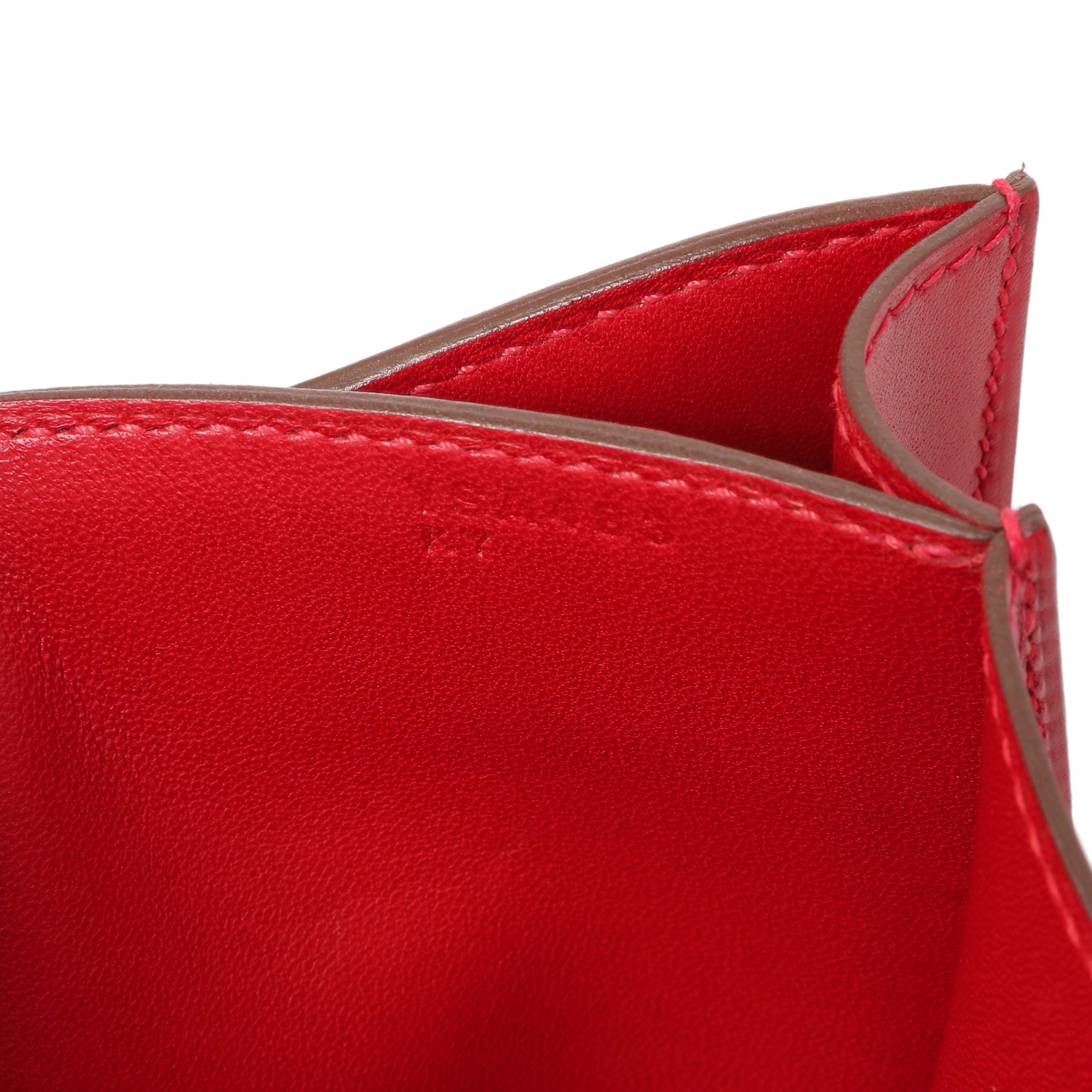 Hermes Rouge Vif Tadelakt Constance 18 – Modaselle