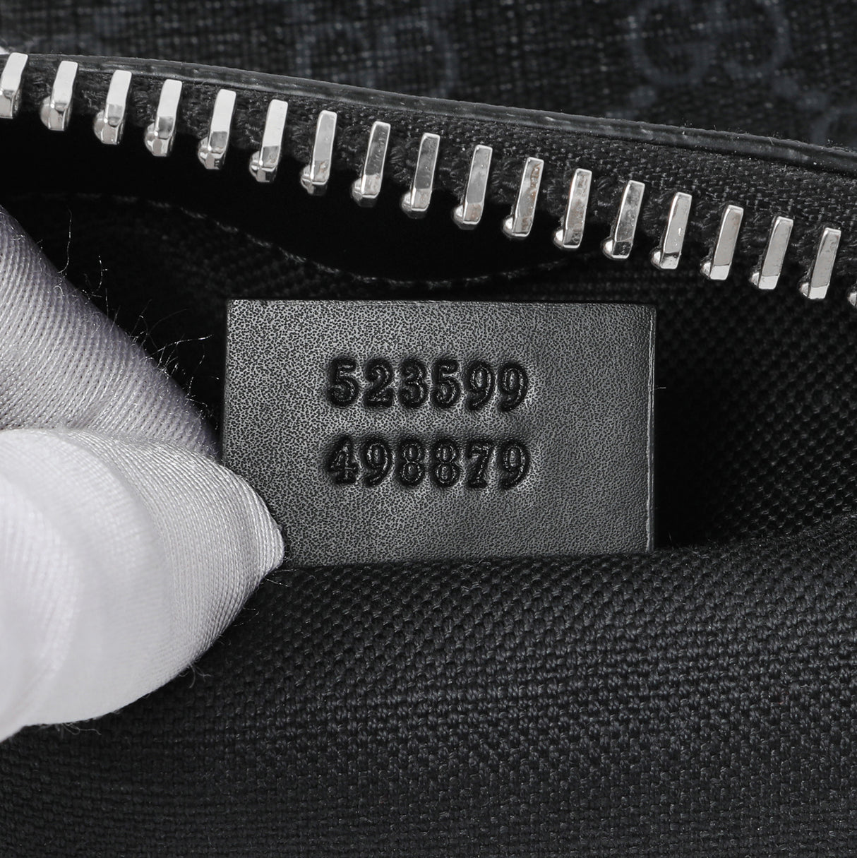 Gucci GG Supreme Monogram Web Small Flat Messenger Bag Handbags Gucci