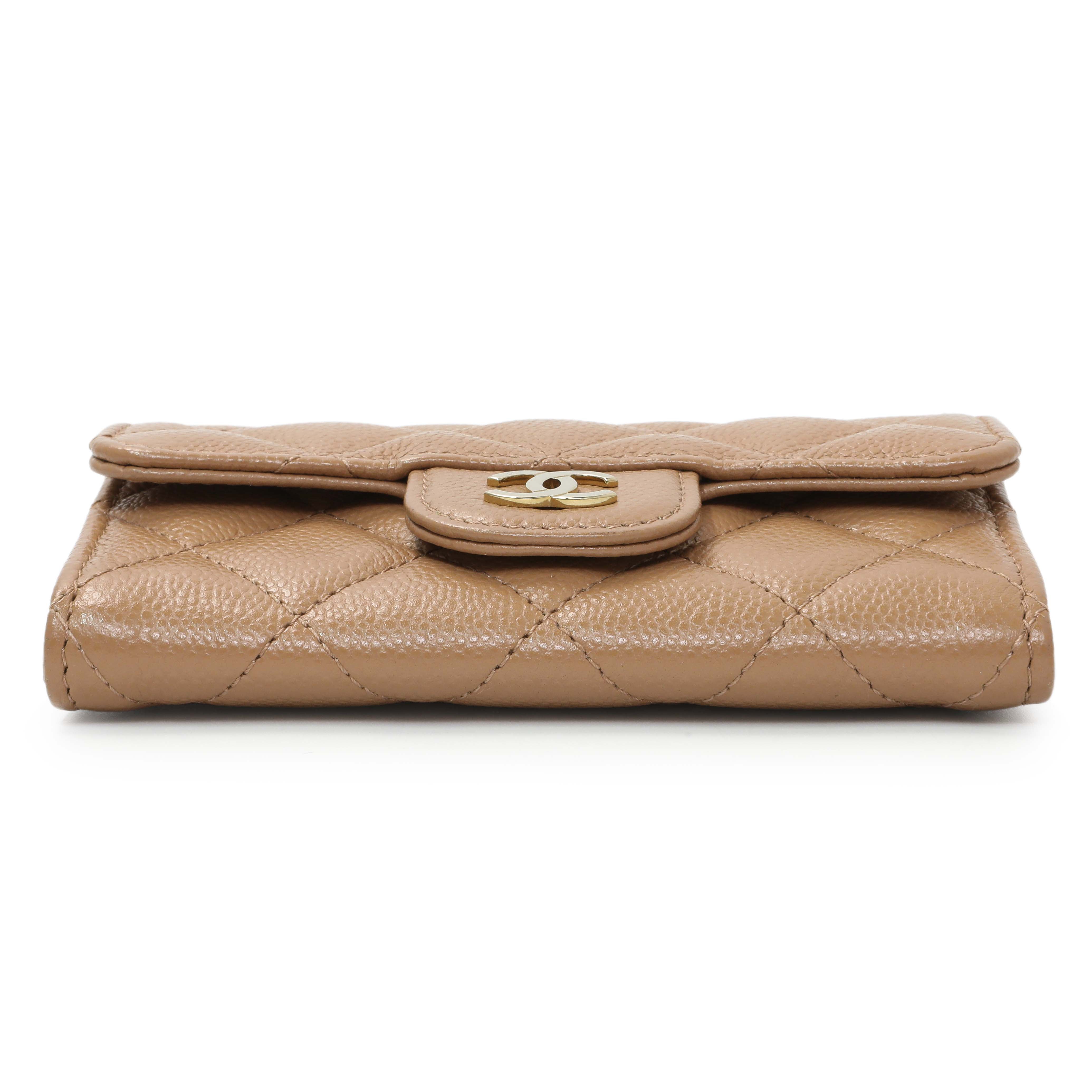 Chanel Brown Caviar Quilted Flap Card Holder Wallet – Modaselle