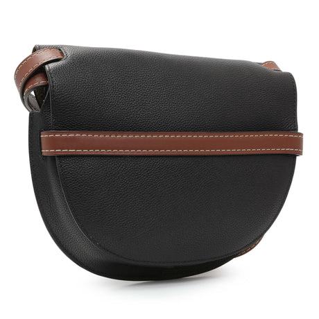 Loewe Black Grained Calfskin Small Gate Crossbody Bag Handbags Loewe