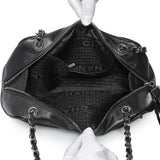 Chanel Black Lambskin Lax Tassel Shoulder Bag Handbags Chanel