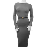 Celine Black Box Calfskin Triomphe Belt Accessories Celine