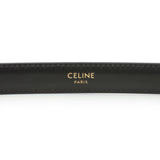 Celine Black Box Calfskin Triomphe Belt Accessories Celine