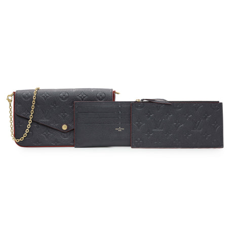 Louis Vuitton Marine Rouge Empreinte Felicie Pochette Handbags Louis Vuitton