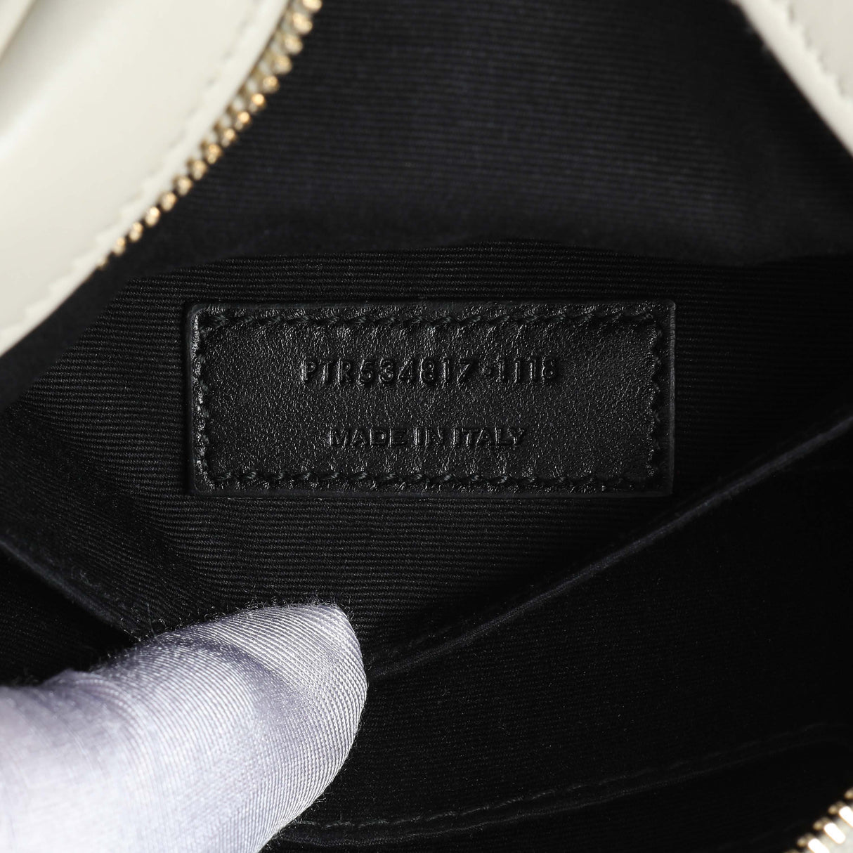 Saint Laurent Cream Calfskin Matelasse Monogram Lou Belt Bag Handbags Saint Laurent