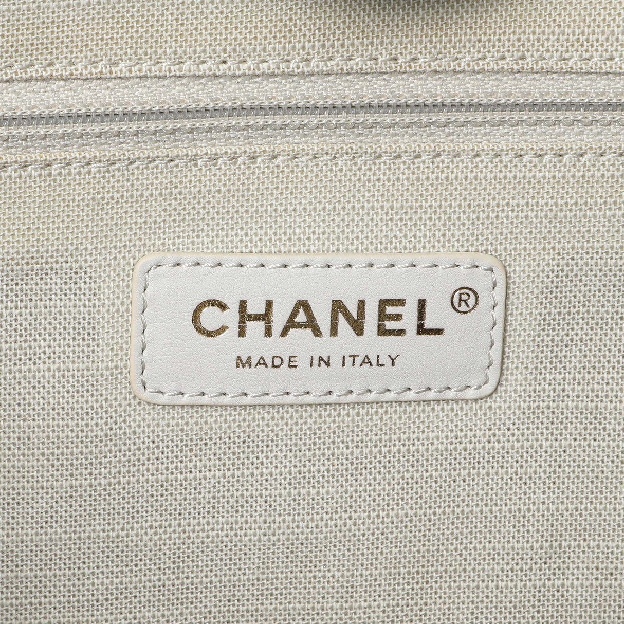 Chanel Navy Mixed Fibers Small Deauville Tote Handbags Chanel