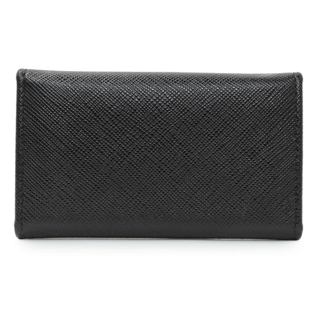 Prada Black Saffiano Key Holder Accessories Prada