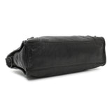 Balenciaga Black Agneau Classic Hardware Small City Handbags Balenciaga