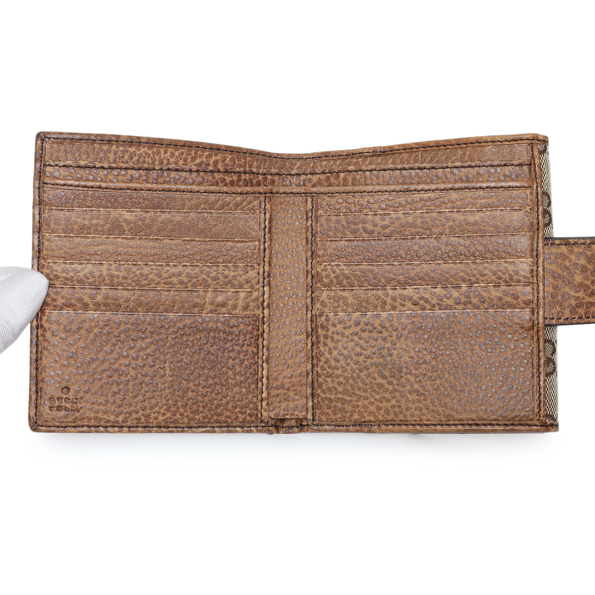 Gucci Monogram Compact Flap Wallet Accessories Gucci