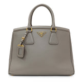 Prada Taupe Saffiano Lux Parabole Tote