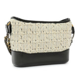 Chanel Tweed Calfskin Small Gabrielle Hobo Handbags Chanel
