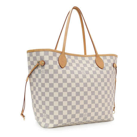 Louis Vuitton Damier Azur Neverfull MM Handbags Louis Vuitton