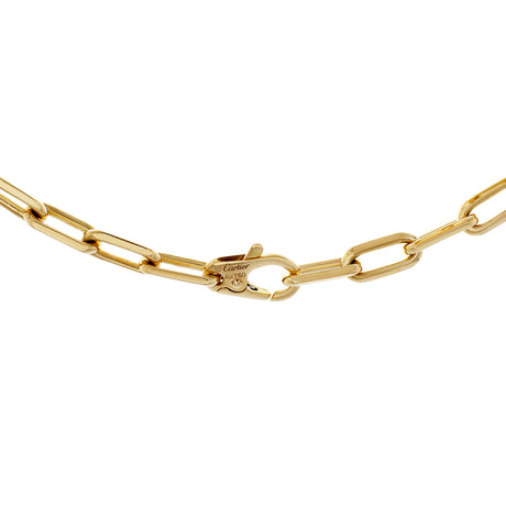 Cartier 18K Yellow Gold Santos de Cartier Chain Necklace