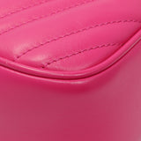 Gucci Fuxia Calfskin Marmont Chain Bag Handbags Gucci