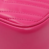 Gucci Fuxia Calfskin Marmont Chain Bag Handbags Gucci