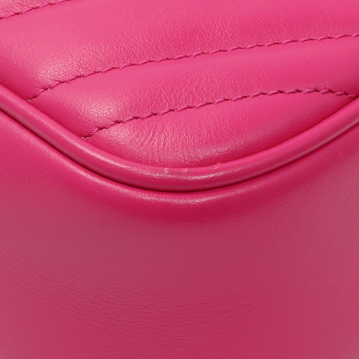 Gucci Fuxia Calfskin Marmont Chain Bag Handbags Gucci