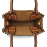 Celine Triomphe Canvas Calfskin Mini Vertical Cabas