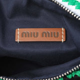 Miu Miu Multicolor Fabric Crochet Pouch Handbags Miu Miu
