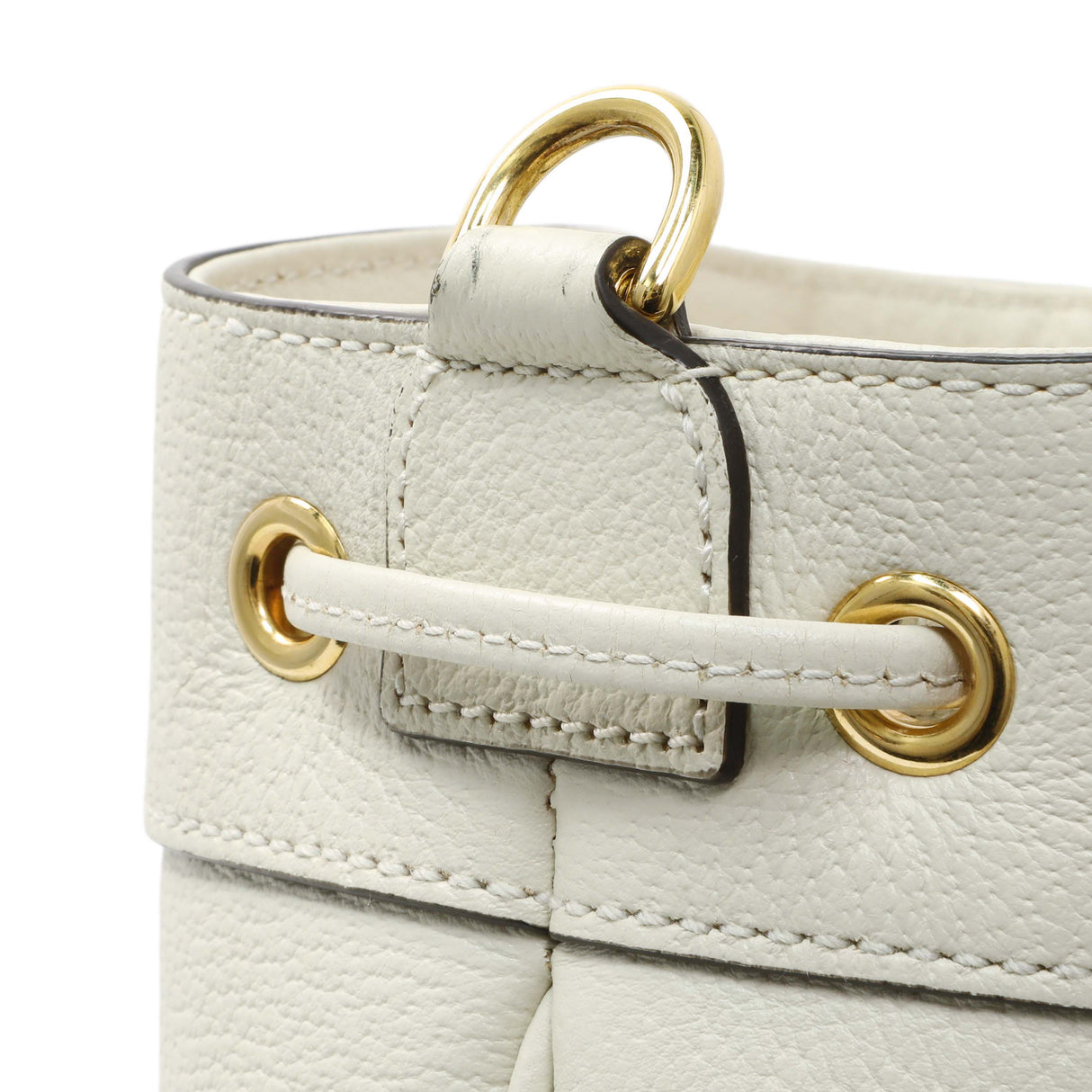 Gucci Glazed textured Calfskin Web Small Ophidia Bucket Bag Handbags Gucci