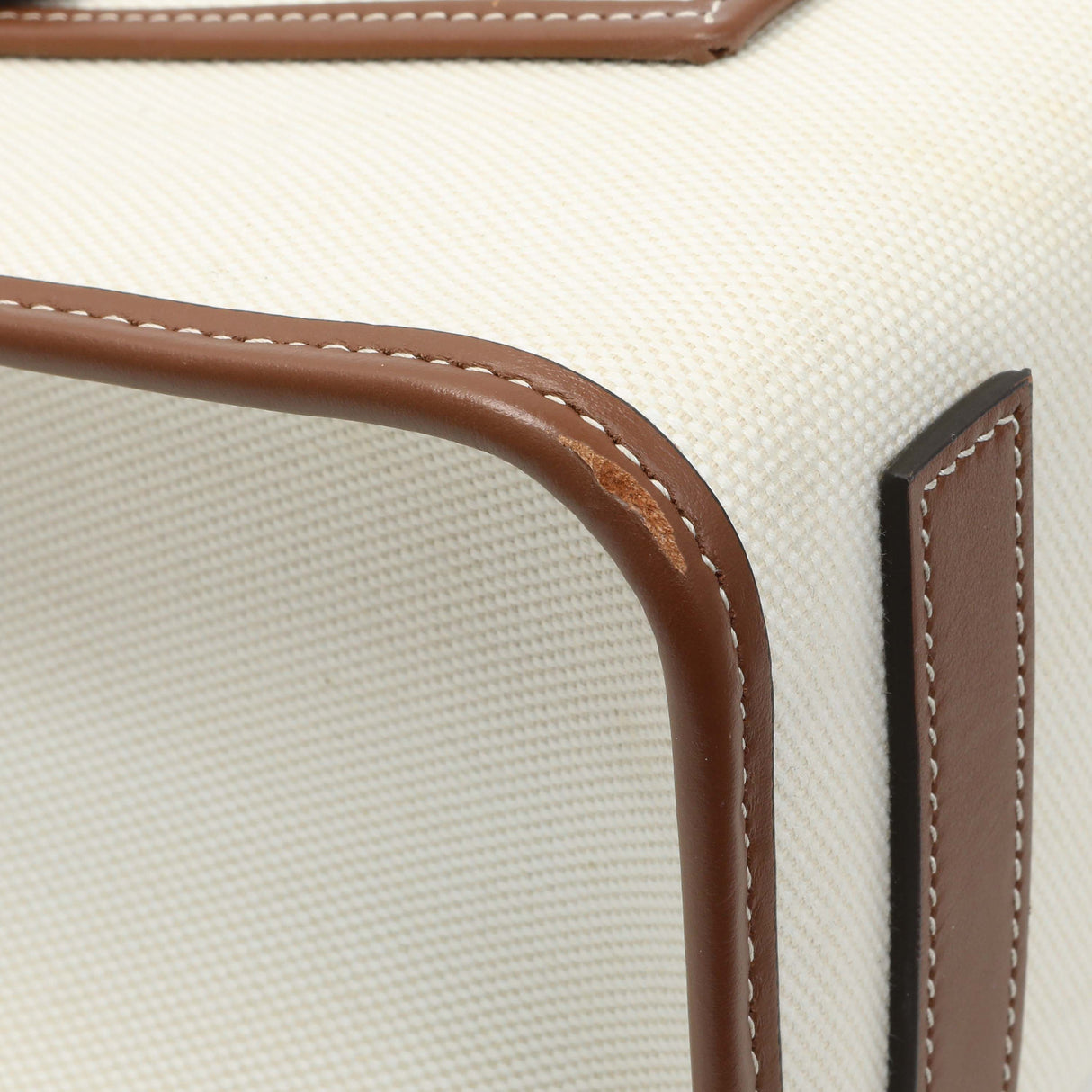 Burberry Canvas Smooth Calfskin Freya Tote Handbags Burberry