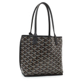 Goyard Black Goyardine Reversible Mini Anjou