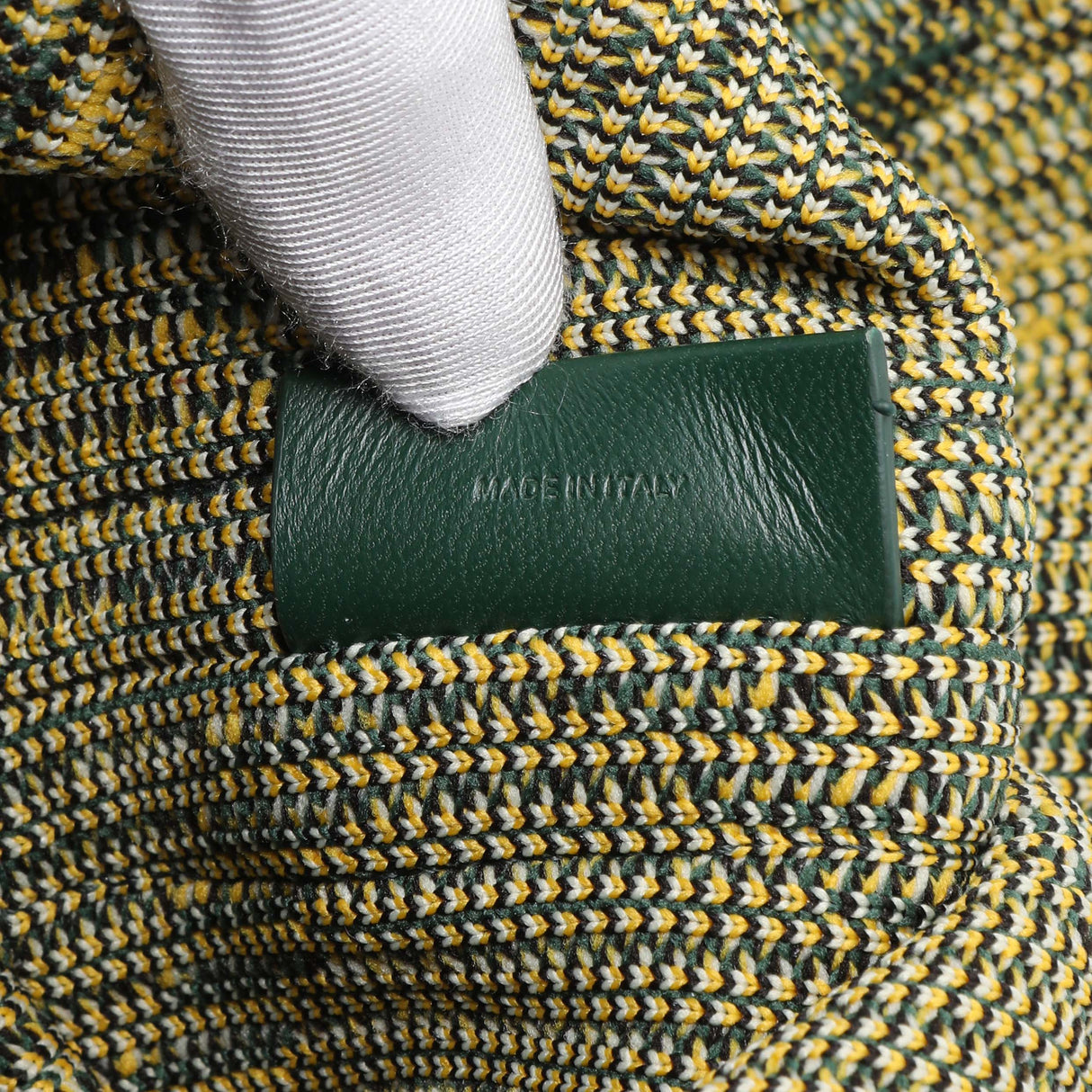 -6 items Thur Aug 20 ⬆️-Burberry Green Canvas Knitted Check Peg Medium Duffle Bag Handbags Burberry
