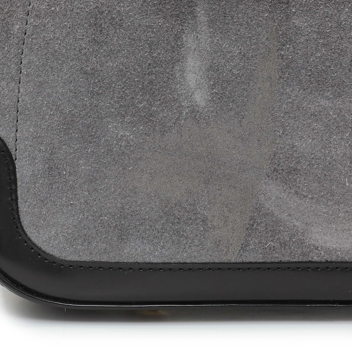 Louis Vuitton Grey Suede Stamped Alligator Embossed Havane Bowler PM Handbags Louis Vuitton