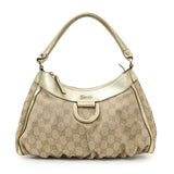 Gucci Monogram Canvas Abbey D Ring Bag Small